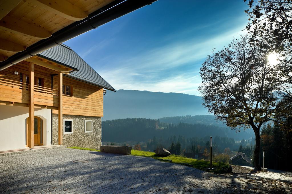 Апартаменты Der Weber - Haus Der Zukunft Хермагор Экстерьер фото