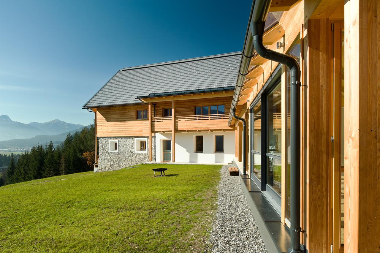 Апартаменты Der Weber - Haus Der Zukunft Хермагор Экстерьер фото