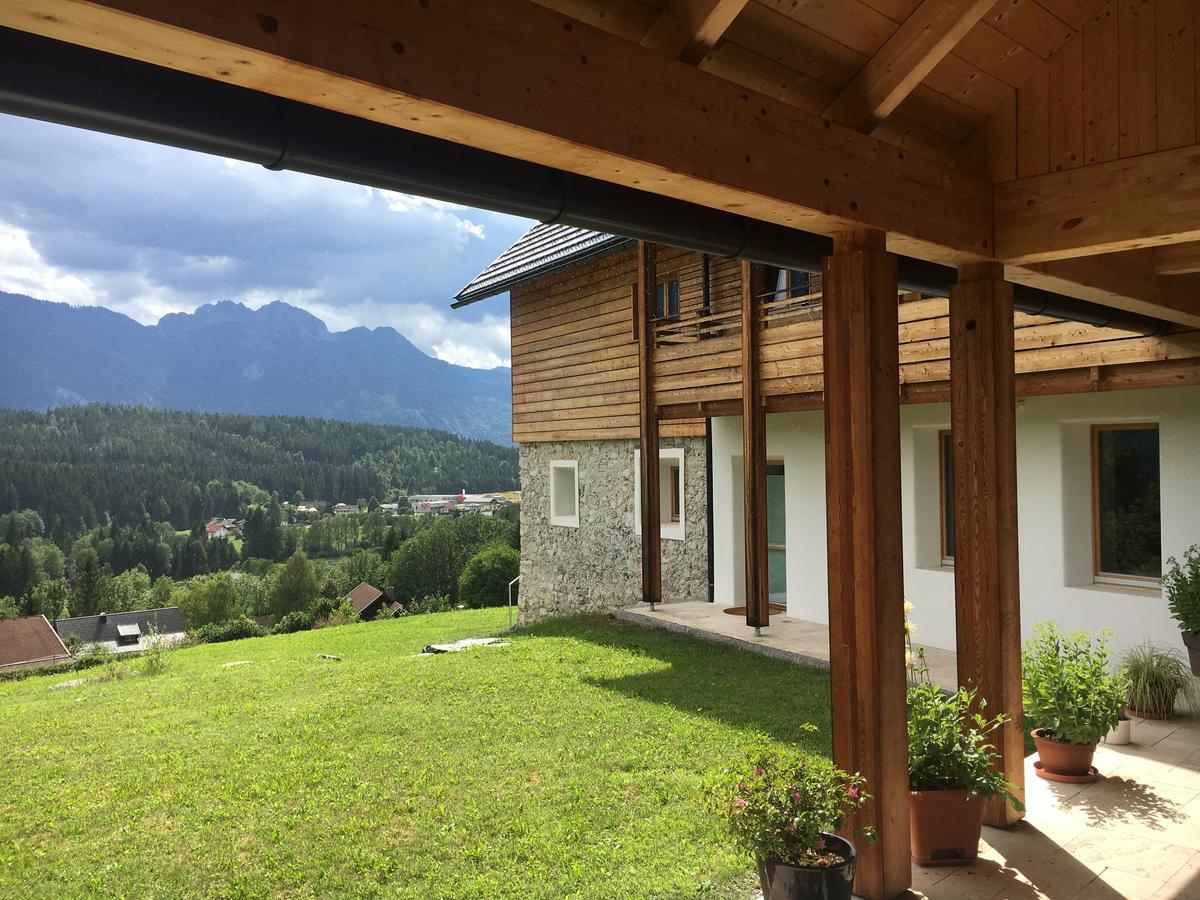 Апартаменты Der Weber - Haus Der Zukunft Хермагор Экстерьер фото