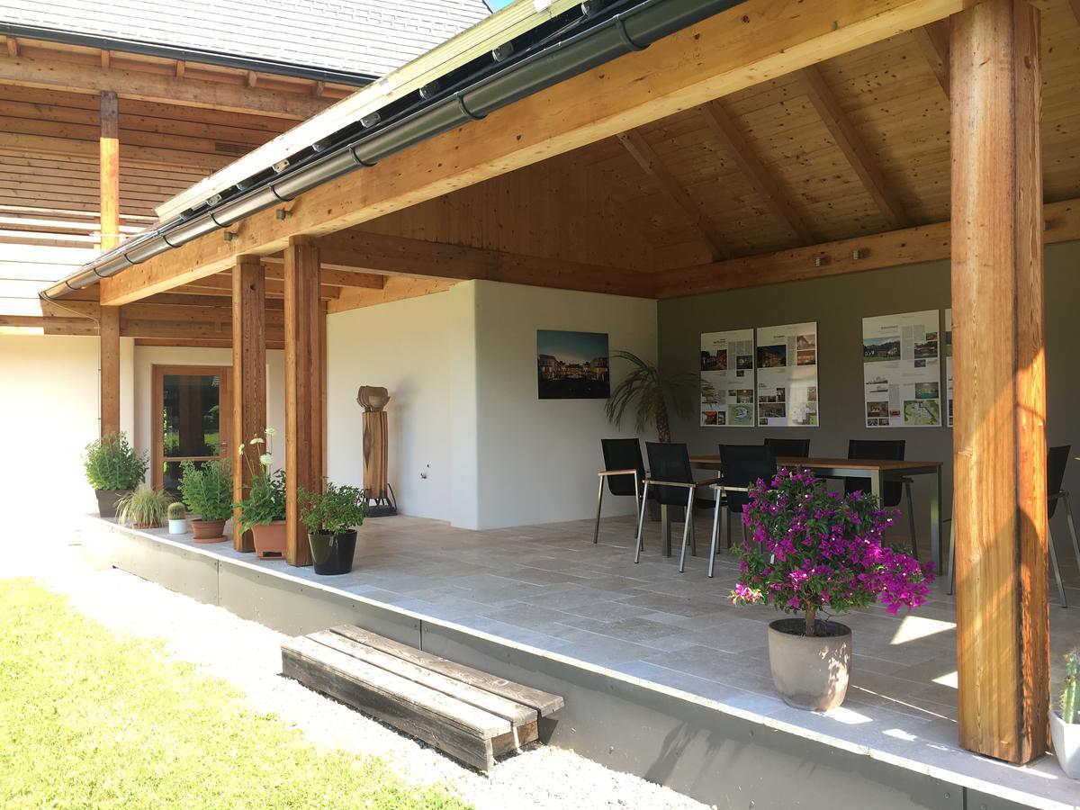 Апартаменты Der Weber - Haus Der Zukunft Хермагор Экстерьер фото